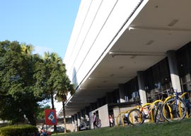 imagem em perspectiva do prédio da bienal